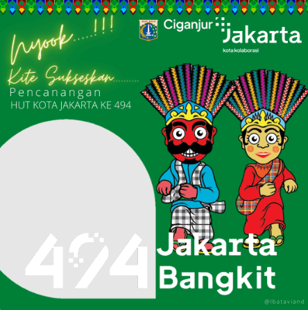 Bingkai Twibbon HUT DKI Jakarta ke-49 Tahun 2021 - Radea